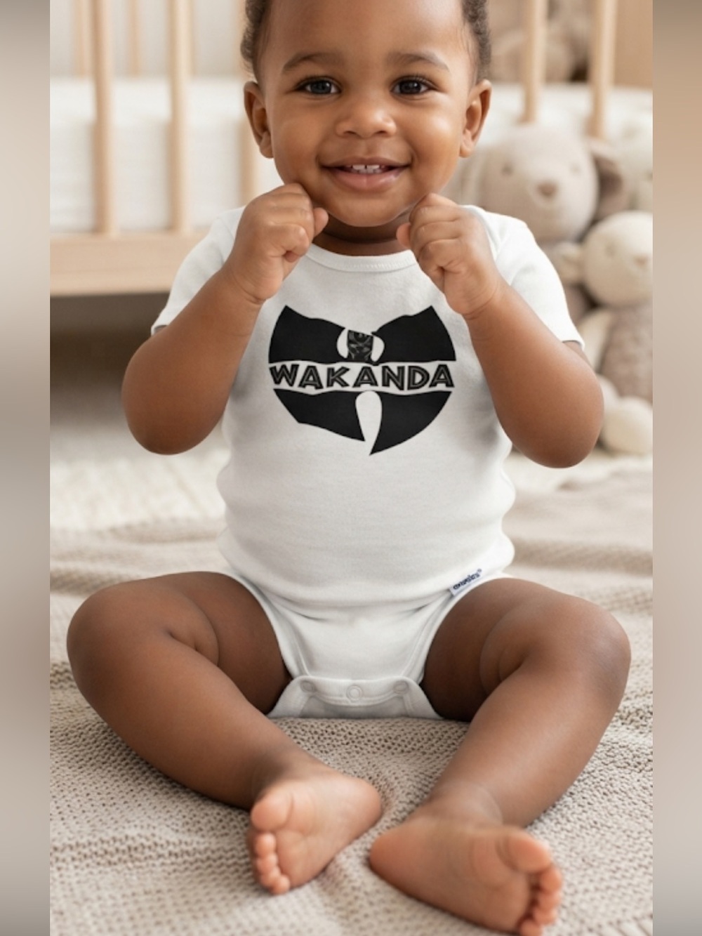 WAKANDA Gerber one piece size 18M new without tag never worn 100%cotton